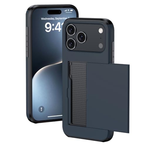Coque iPhone 17 Pro Max rigide protège des chocs et oublis de carte