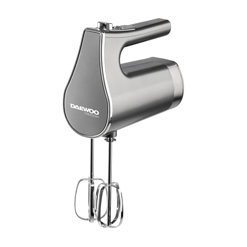 Daewoo Freedom Cordless Pro Handheld Mixer, Detachable Whisk And Beaters, Fast Charge, Battery Indicators, Powerful Motor, Lightweight Brushed Aluminium Design, Portable Daewoo Freedom Cordless Pro Handheld Mixer, Detachable Whisk And Beaters, Fast Charge, Battery Indicators, Powerful Motor, Lightweight Brushed Aluminium Design, Portable