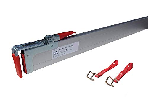 Preisvergleich Produktbild NTG Zwischenwandverschluss, Alu, Spannbrett, 2400-2700mm, mit Halteschlaufen