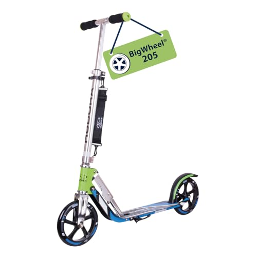 HUDORA BigWheel 205 Scooter - Stabiler Aluminium-Roller -...