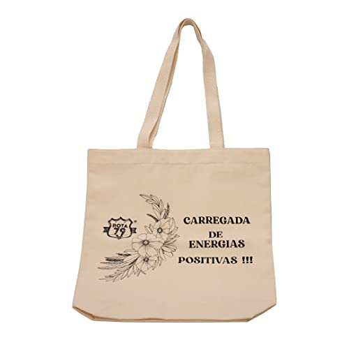 Bolsa sacola ecológica ECOBAG de algodão Naturalli ROTA79