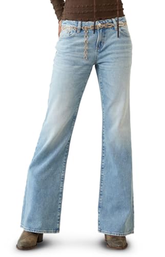 PacSun Women's Jade Low Rise Bootcut Jeans Light Blue Wash Size 23