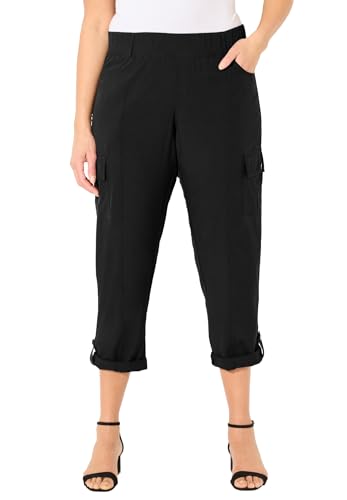 Catherines Women's Plus Size Ari Performance Convertible Cargo Pant