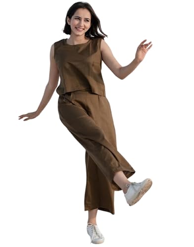 Image of FABNEX Stylish Sleeve Less Co Ord Set for Women | Co Ord Set for Women (K-131-134)