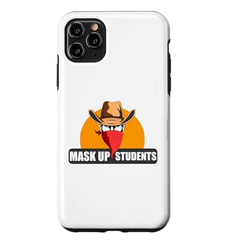 Mask Up Students �V�w�� �\�[�V�����f�B�X�^���X���t �X�}�z�P�[�X iPhone 11 Pro Max �p