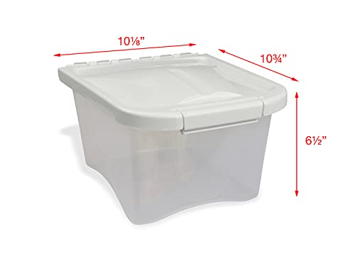 Van Ness 5-Pound Food Container with Fresh-Tite Seal (FC5) White - Image 7