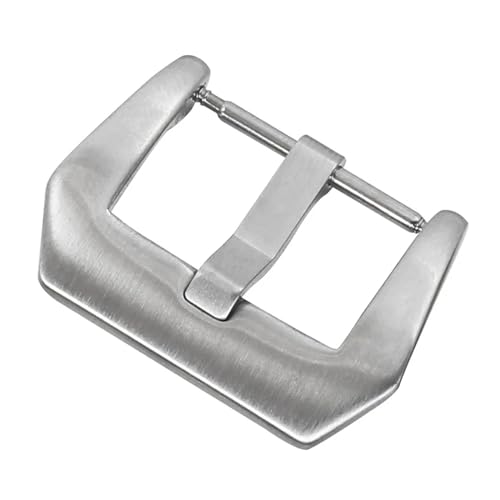 Bracelet de montre en silicone givré gris argent de 18 mm