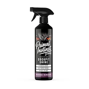 Primal Instinct Car Interior Cockpit Shine Spray | Dashboard Cleaner, 500ml