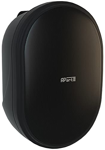 Coppia Diffusori a Parete in ABS 2 Vie OVO8 Nero