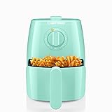 Chefman TurboFry 2-Quart Air Fryer, Dishwasher Safe Basket & Tray, Use Little to No Oil For Healthy Food, 60 Minute Timer, Fry Healthier Meals Fast, Heat And Power Indicator Light, Temp Control, Mint