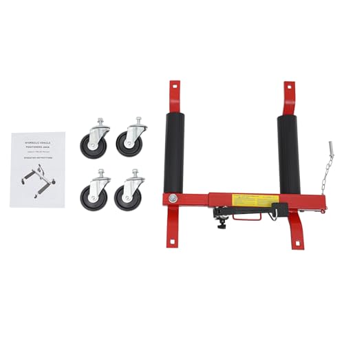 Jayeuw ML-507 1500-Pound Car Wheel Dolly, 2T Hydraulic Positioning Car Dolly Wheels Moving Dolly Jack Lift Hoists Heavy Duty Dolly thumb #3