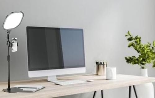 PQRQP Ring Light with Stand and Phone Holder