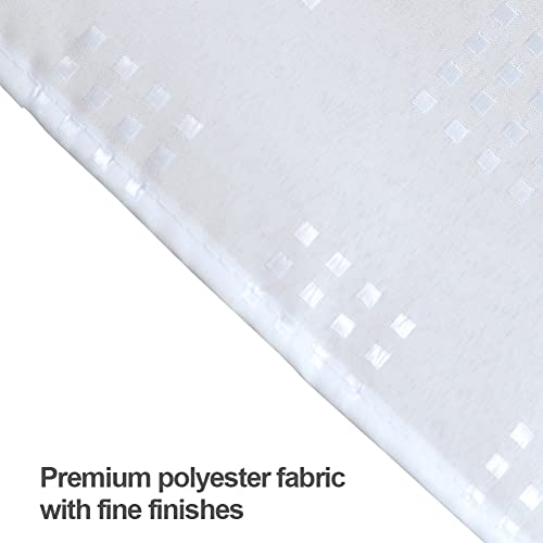YISURE Extra Short Shower Curtain 102 Drop - Image 3