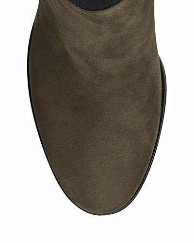 Vince Camuto Denniel Utility/Black Pull On Rounded Close Toe Block Heeled Boots3