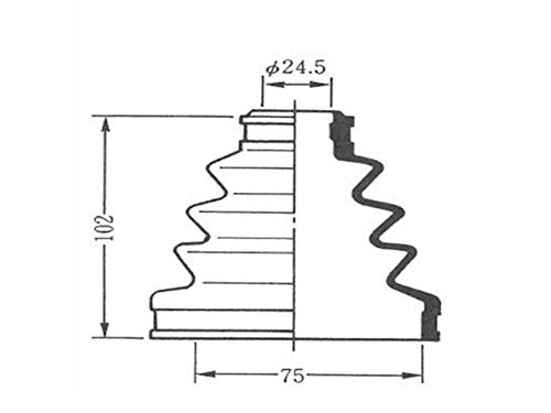 セイケン(Seiken) ドライブシャフトブーツキット SB39 600-00039