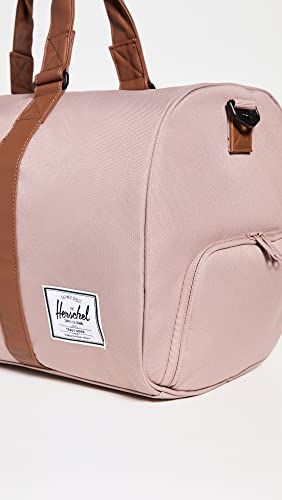 Image of Herschel Novel Duffel Bag, Ash Rose /Tan Synthetic Leather, Classic 42.5L