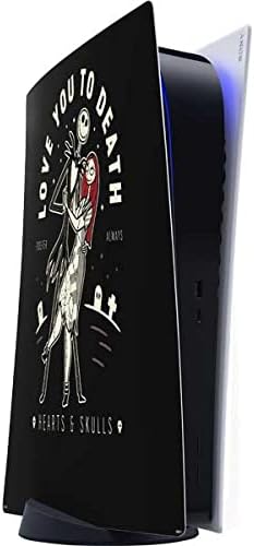 Skinit Decal Gaming Skin Compatible with PS5 Digital Edition Console - Officially Licensed Disney The Nightmare Before Christmas Jack Skellington Pattern Design