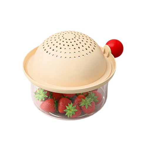 鮮やかな色の2つの層のストレーナー野菜洗濯機をすばやく排出する安全な食品グレードのフルーツバスケット排水バスケット
