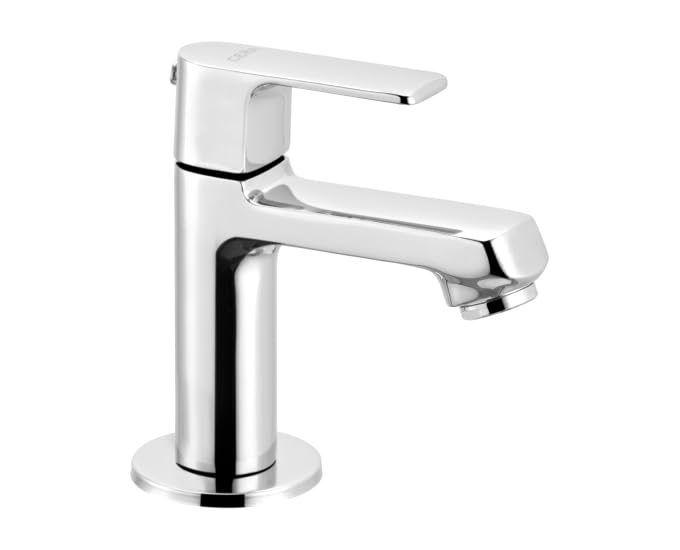 CERA Chelsea Pillar Cock Wash Basin Water Tap | Sink Faucet | Bathroom Accessories | Water Saving Features | Deck Mount | Chrome Finish | Durable and Reliable Premium Solid Brass | F1016101CH-image-2