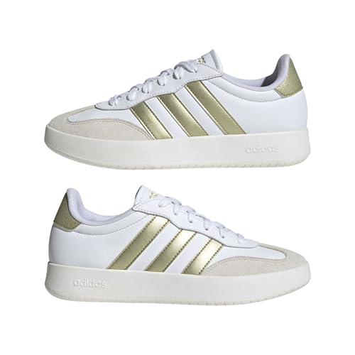 adidas Damen BARREDA Shoes, FTWR White/Gold met./Alumina, 37 1/3 EU – Ansicht 6
