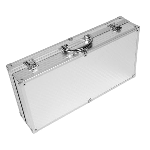 HOODANCOS Timke Protection Box Microphone Carry Pouch Case Handheld Microphone Case Hard Carrying Case Microphone Flight Case Dynamic Microphone Hard Case Mic Sponge Case Silver Pearl Cotton