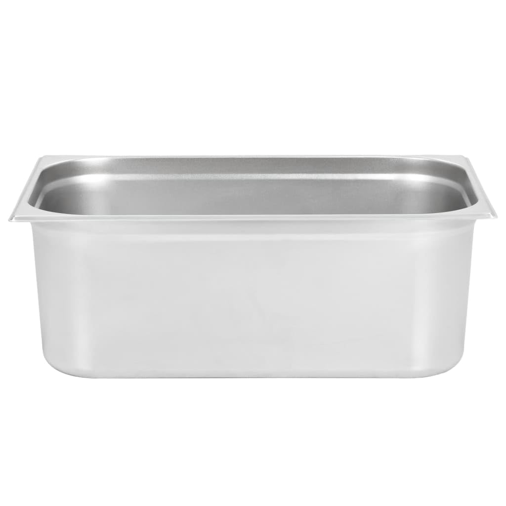 Genérico Bandejas Gastronorm 2 Unidades GN 1/1 200 mm Acero Inoxidable