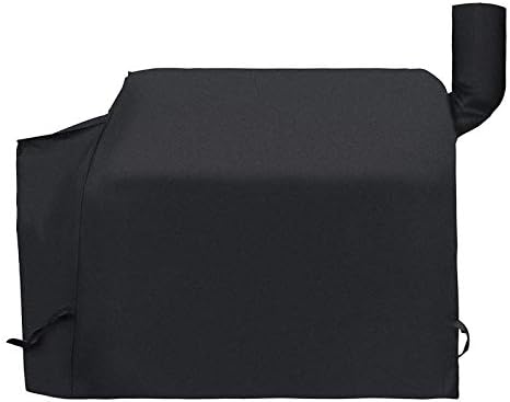 i COVER Pellet Grill Cover- Fits Traeger 34 Series Grill and Smoker Heavy Duty Water Proof Patio Outdoor Canvas Barbeque BBQ Smoker Cover, for Traeger Texas Elite 34 Series Pellet Grill and Smoker