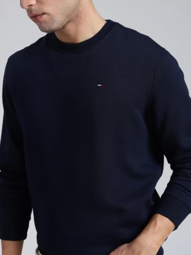Image of Solid Regular fit Cotton Sweatshirt
