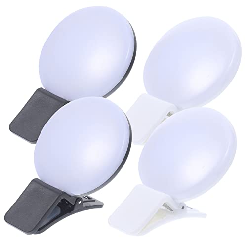 DOITOOL Clip-on Nurse Light 4pcs Mini Rechargeable Led Lights Small Nurse Warm for Work for