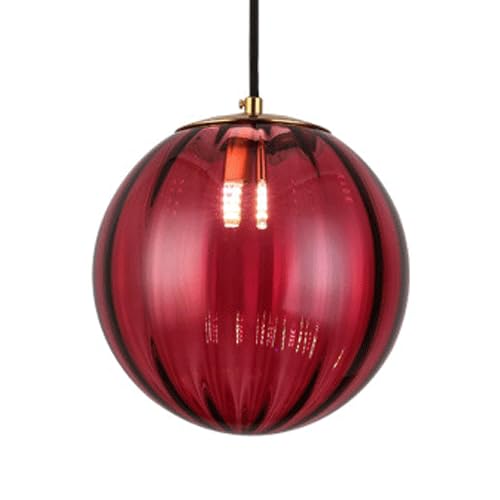 G9 Light Source Single Head Chandelier, Creative Round Glass Pendant Lamp Shade, Flush Mount Ceiling Hanging Light, Bedroom Dining Room Bar Decoration Light Fixtures