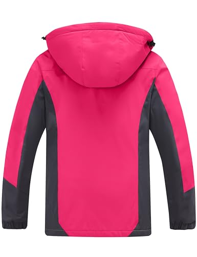 Image of Wantdo Women's Mountain Waterproof Ski Jacket Windproof Rain Jacket Winter Warm Hooded Coat