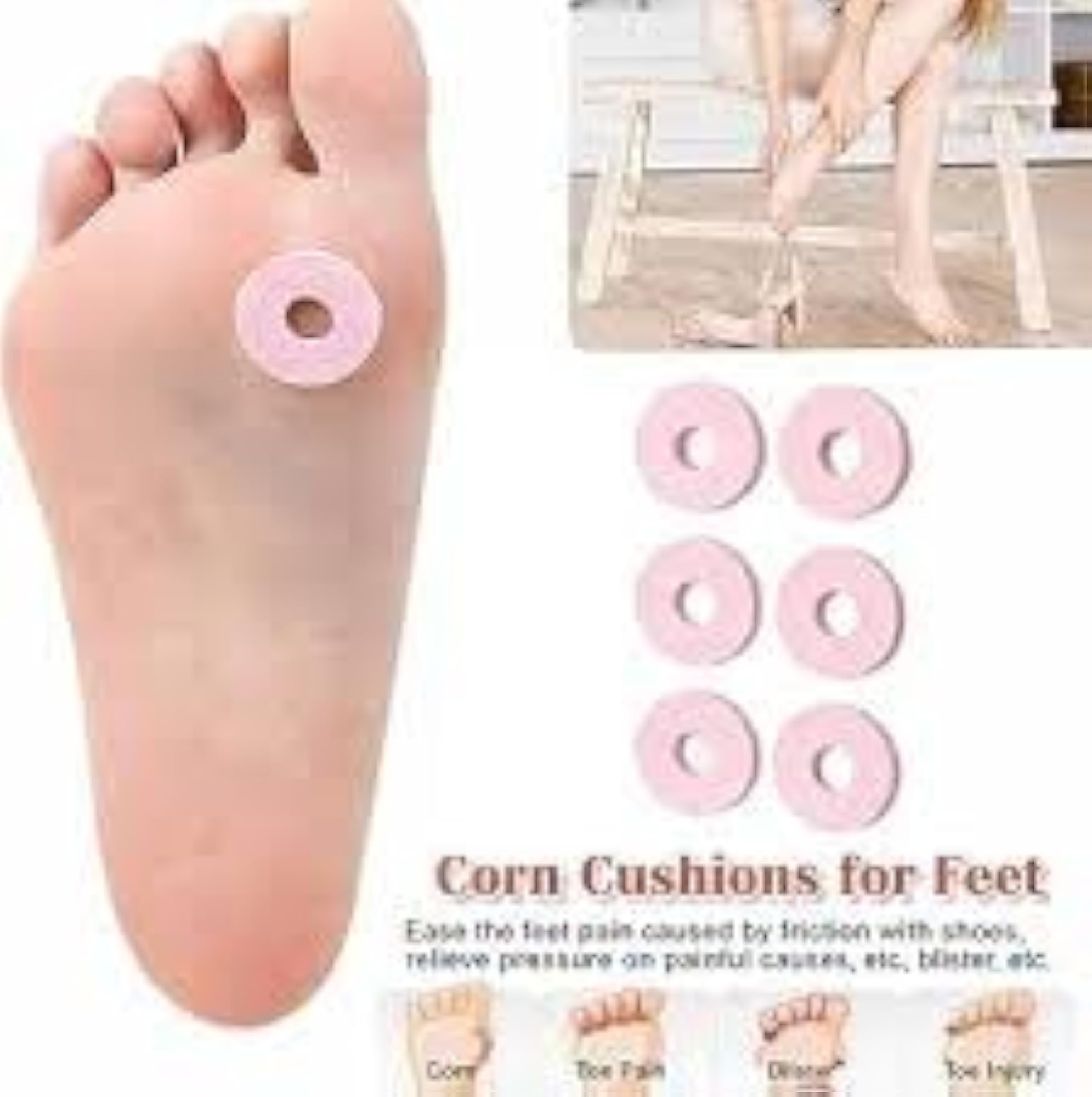 Self Adhesive Callus Cushions Soft Foam Corn Pads