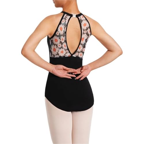 Justaucorps de ballet sans irritation avec doublure de poitrine douce et dos dentelle
