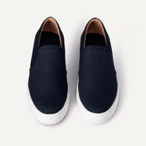 Image of Amazon Essentials Men's Canvas Slip-on Sneakers | Casual Shoes