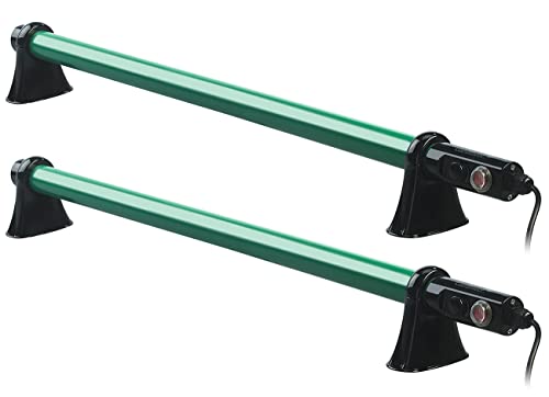 Royal Gardineer Heizstab: 2er-Set elektr. Stabheizung für Gewächshäuser 135 Watt 105 cm IP44 (Heizstab Gewächshaus Heizung für Pflanzen Eis)
