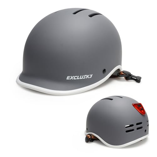 Exclusky Bike Helmet with USB Light
