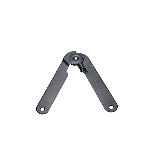 Pastlla 2 Pcs 180 Degree Rotatable Support Hinges, 9 Inch Folding Lid Support Hinges for Furniture Cabinet Cupboard Box Jewellery Gift Door Hardware Locks Box, Black