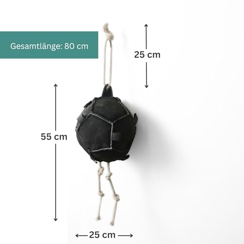 Pferdespielzeug für Pferde Spielball Pferd perfekte Pferde Beschäftigung Futterball für Möhren und Leckerlis (Schwarz, Einfarbig)