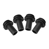 GRIRIW 4pcs Rv Gutter Spout Caps Covers for Rv Accessories Protects Covers from Gutter Damage Easy to Install Durable Design for All Models