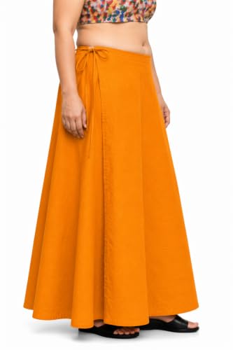 Image of CITIX Pure Cotton Petticoat for Women's Saree | Adjustable Drawstring Waist