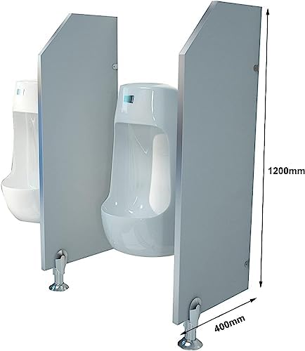 Urinal Wall Mounted Dividers for Toilets Privacy Partition for Restrooms Durable Protection Shield Ideal for Public Bathrooms and Urinals