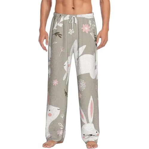 Pantalon de nuit homme chaud en polaire contre le froid hivernal