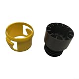 Comgooldool Ersatz-Schlauchverbinder-Set für Kärcher DS5500 DS5600 DS600 Nass- und Trockensauger, technische Kunststoffbeschläge mit sicherem Bajonettverschluss (B)