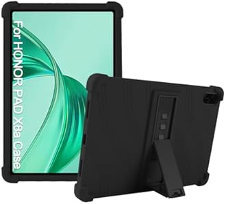 Case for Honor Pad X8a 11 Inch,XLTTONG PC Holder Tablet Silicone Case,Anti-drop for Honor Pad X8a 2024 (Black)