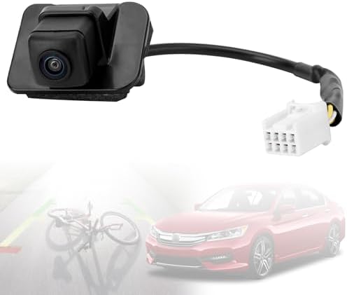 AUTOBABA Rear View Back Up Camera Compatible with 2014-2017 Honda Accord Sedan EX-L Multiangle Views Reversing Park Assist Backup Camera Replacement Part# 39530-T2A-A21 39530-T2A-A31 39530-T2A-U110-M2
