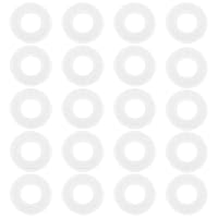 YINETTECH Filzscheiben 24 X 11,5 X 6 Mm für Den Schutz von Motorwellenlagern Getrieben Und Übertragungskomponenten 20 Stück