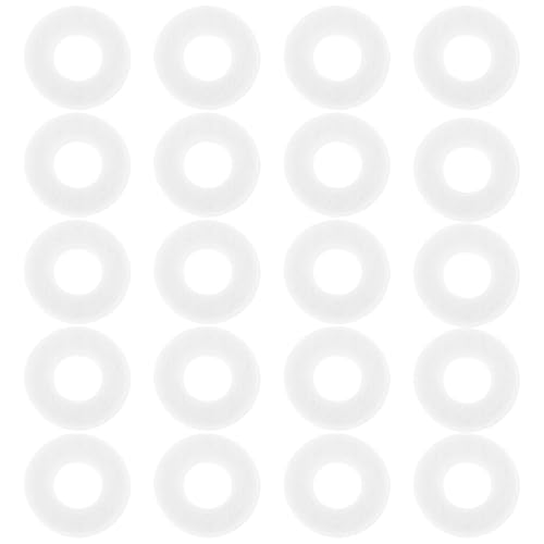 YINETTECH Filzscheiben 24 X 11,5 X 6 Mm für Den Schutz von Motorwellenlagern Getrieben Und Übertragungskomponenten 20 Stück