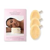 Waschies Abschminkpads/Waschpads- 3er-Set Pastellgelb – sanfte Gesichtsreinigung - waschbar, wiederverwendbar & hypoallergen - alle Hauttypen – Alternative zu Wattepads & Abschminktüchern