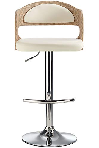 Cadiz Barhocker, Rattan, Weiß