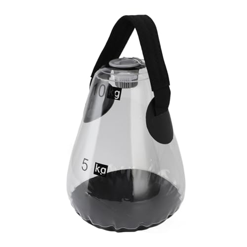 ZJchao Transparent PVC Inflatable Water Bag Dumbbell for Home Gym Fitness Workout 10kg Capacity
